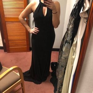 Black evening gown